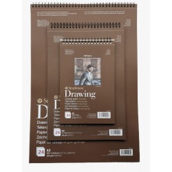 Strathmore A3 Pad Drawing ( 29,7X41.9 CM  x 24 sheets) 163 g/m2 cream paper color 400 Series Heavyweight Drawing (11.7*16.5 IN )